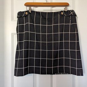 NWT Loft Size 14 Plaid Skirt